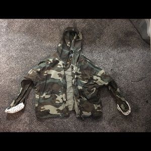 Camo jacket NWOT